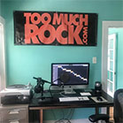 Too Much Rock Podcast logo